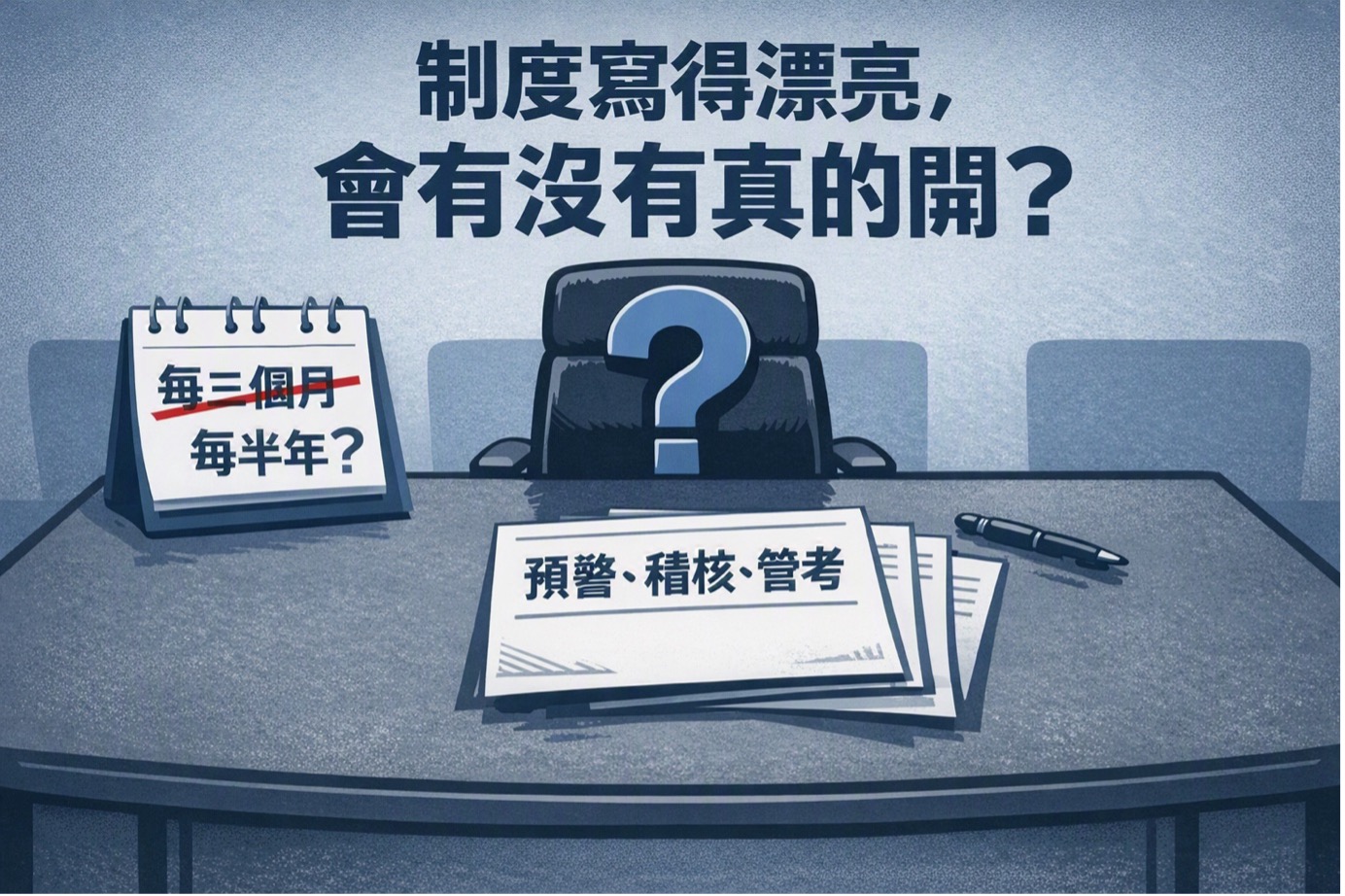 食安會報召開頻率示意圖